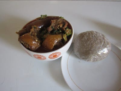 Millet fufu for diabetics in Nigeria